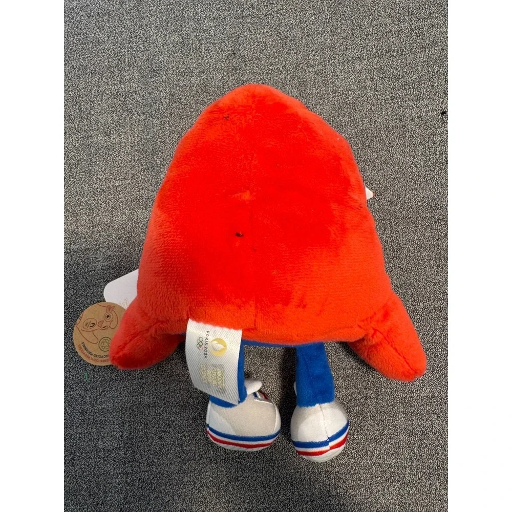 Official Licensed Paris 2024 Olympics Phryge Mascot Red Stuffed Plush Toy 6